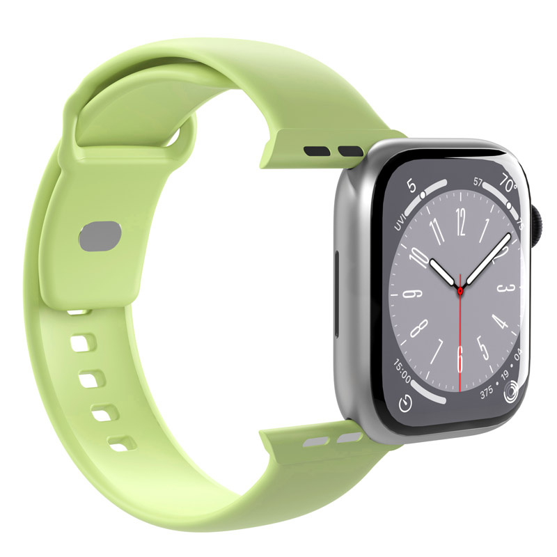 Puro ICON-band voor Apple Watch 40/41/42 mm, S/M & M/L, matchagroen