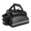 Rockbros A6-6 fietstrunk tas, 35 l, met uitklapbare vakken, zwart