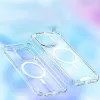 Hurtel Clear Corner Case MagSafe voor iPhone 16 Plus, transparant