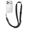 Tech-Protect C9S Rope Crossbody-telefoonband, zwart