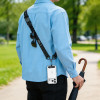 Tech-Protect C9S Rope Crossbody-telefoonband, zwart