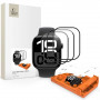 Tech-Protect Easy Set Flex+ hybrideglas voor Apple Watch 4 / 5 / 6 / SE 1 / 2 / 3 44 mm, zwart (3 stuks)