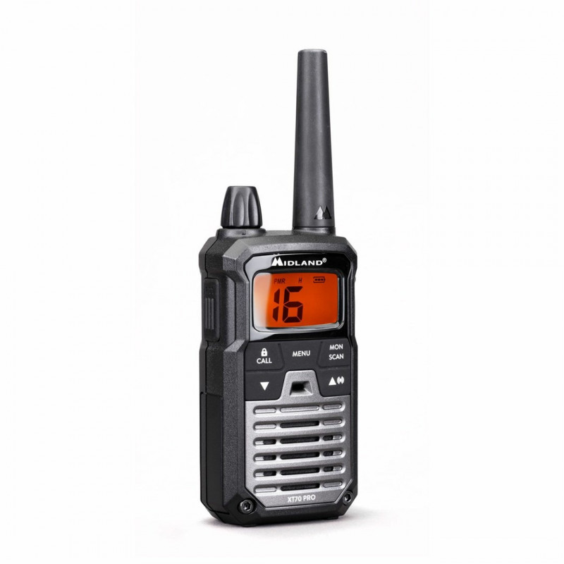 Midland XT70 Pro Duo portofoon, zwart