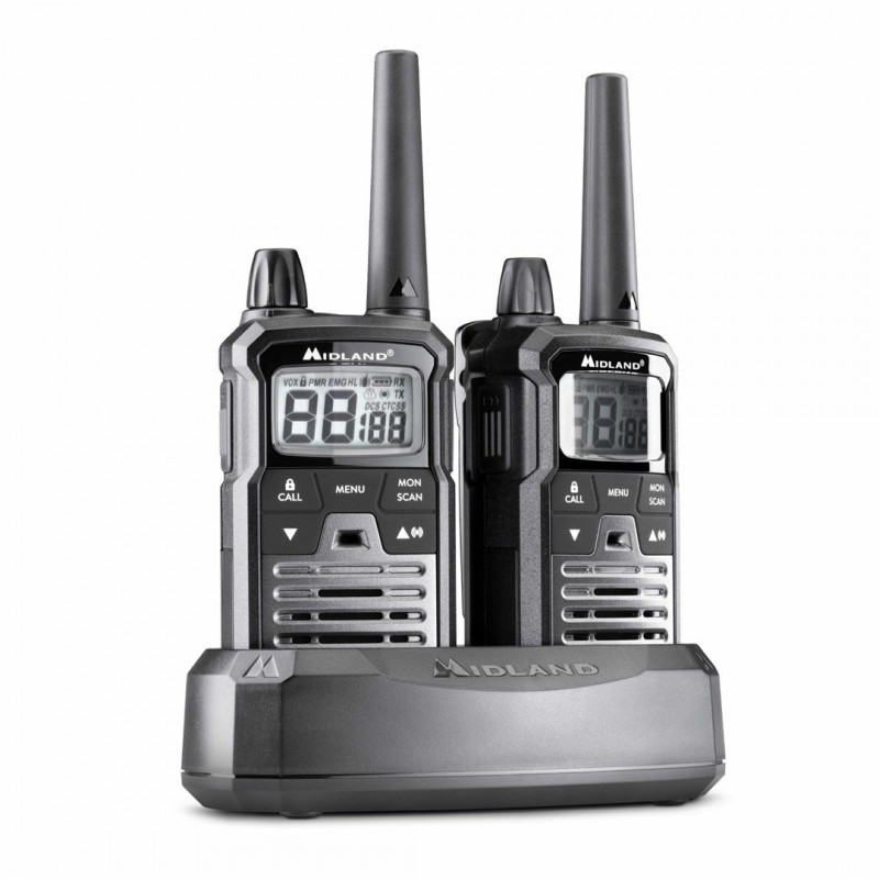Midland XT70 Pro Duo portofoon, zwart