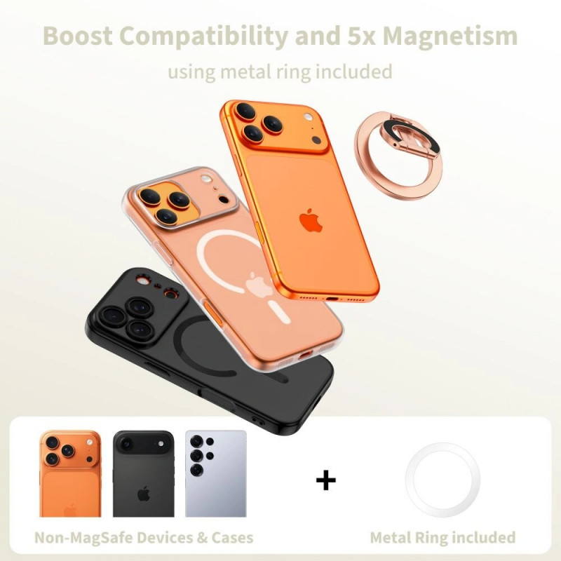 Tech-Protect MMR400 Lamano magnetische MagSafe telefoonring, roségoud