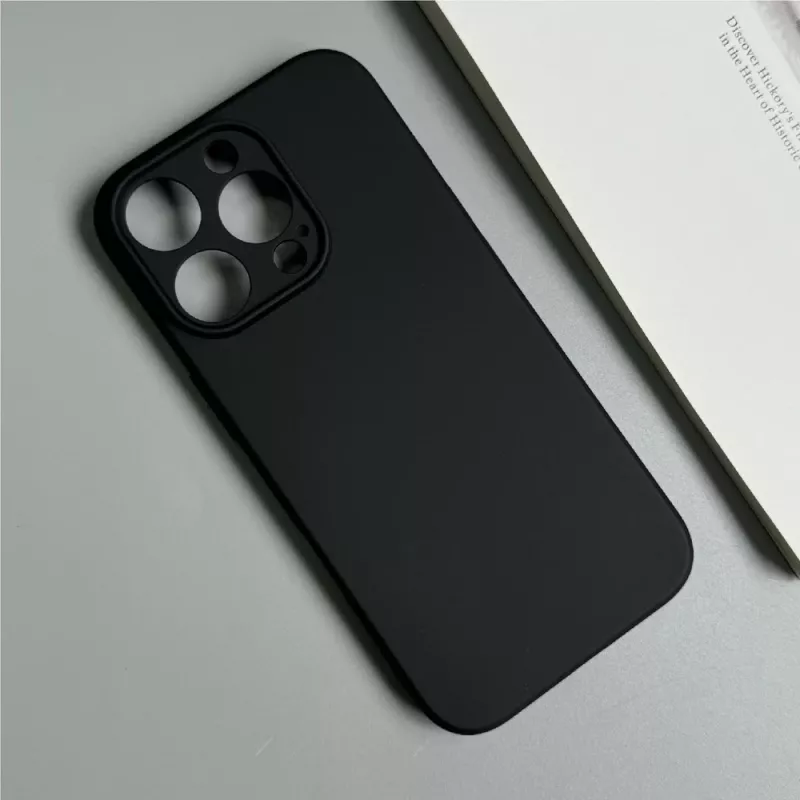 Hurtel Soft Case voor iPhone 16 Pro Max, zwart