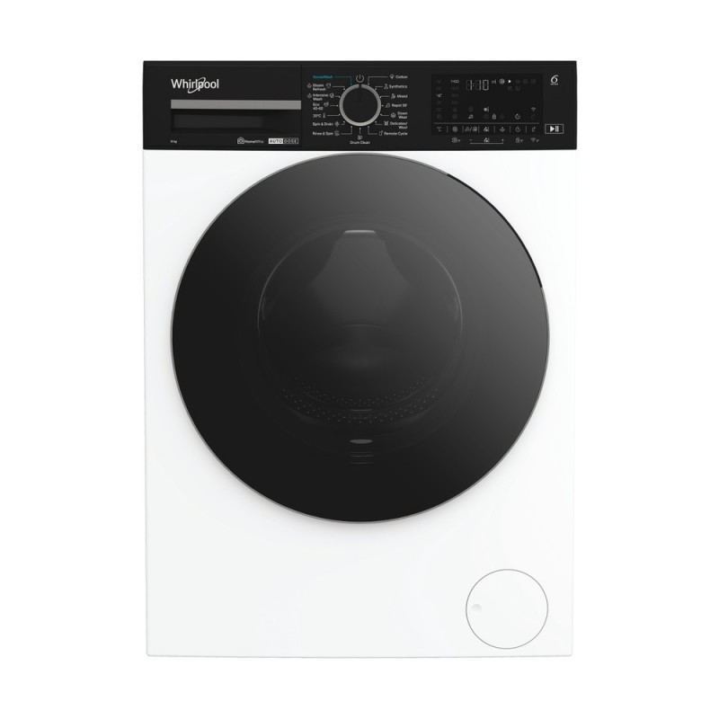 Whirlpool WPM 87W ADS EE voorladende wasmachine, 8 kg, 1400 RPM, wit