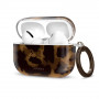 Tech-Protect Lamano-hoesje voor Apple AirPods Pro 3, zwart en bruin