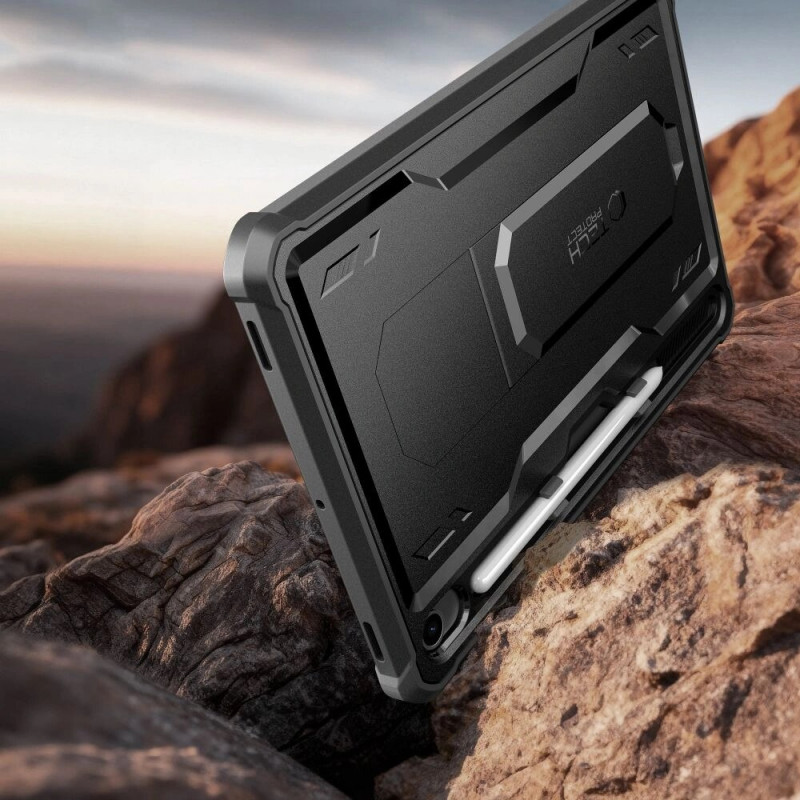Tech-Protect Kevlar Pro-tablethoes voor Samsung Galaxy Tab S9 11.0 / S10 FE / S10 Lite 10.9 (X710 / X716B / X520 / X526 / X400 / X406B), zwart