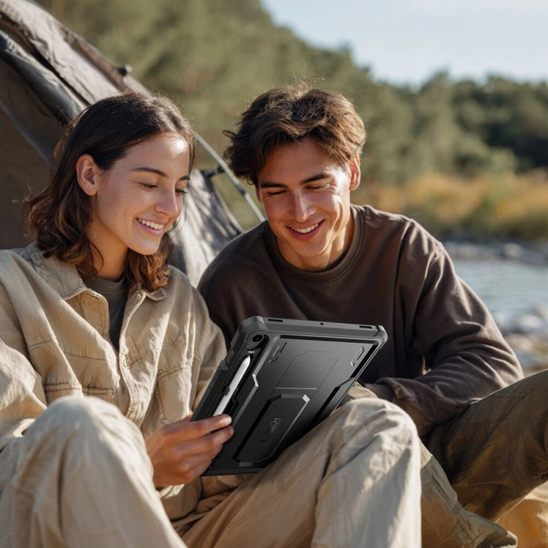 Tech-Protect Kevlar Pro-tablethoes voor Samsung Galaxy Tab S9 11.0 / S10 FE / S10 Lite 10.9 (X710 / X716B / X520 / X526 / X400 / X406B), zwart