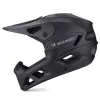 Wozinsky full-face fietshelm met afneembaar vizier, 60-62 cm, zwart