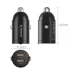 Orico MiniRing MR-30-2C 30W 2x USB-C autolader, zwart