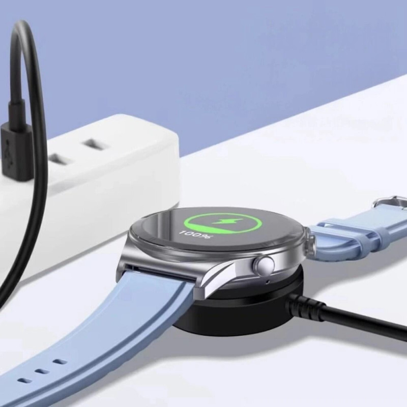 Tech-Protect MC03 UltraBoost magnetische oplaadkabel USB-A 100 cm voor Samsung Galaxy Watch, zwart