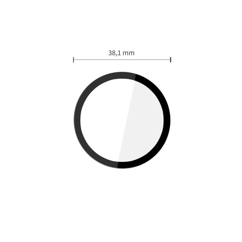 Tech-Protect Glass Flex+ hybrideglas voor Garmin Venu 4 41 mm, zwart (2 st.)