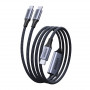 UGREEN L533 2in1 USB-C-kabel, USB-C naar 2x USB-C PD 140W, 2 m, zwart