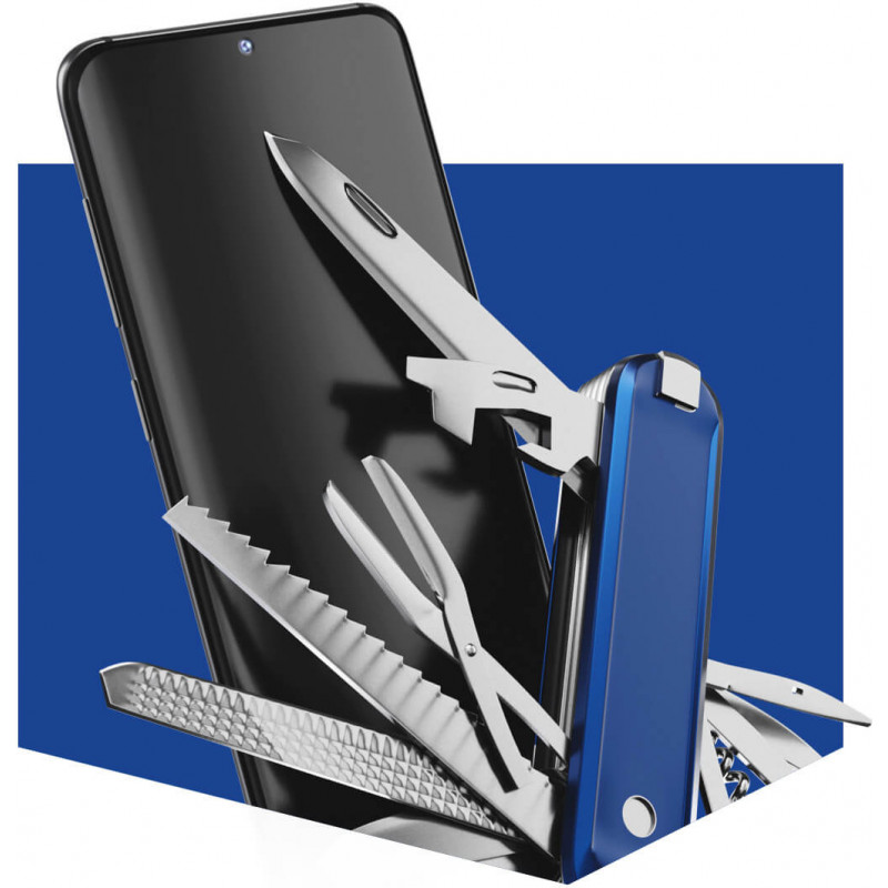 3MK Silver Protect+ antimicrobiële schermbeschermingsfilm voor Apple iPhone 14 Plus / 15 Plus