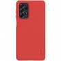 Nillkin Super Frosted Shield Pro-hoesje voor Samsung Galaxy A73, rood