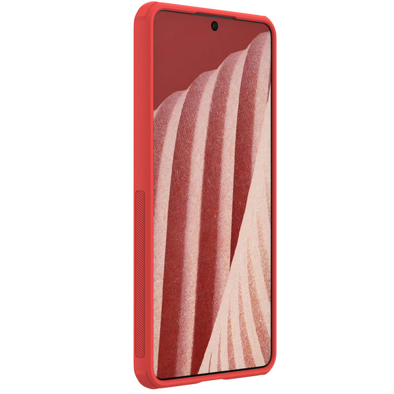 Nillkin Super Frosted Shield Pro-hoesje voor Samsung Galaxy A73, rood