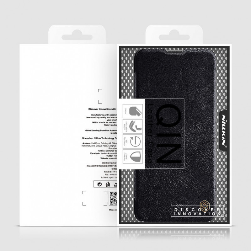[CR] Nillkin Qin-hoesje voor Xiaomi Mi 11i HyperCharge / Redmi Note 11 Pro (China), zwart (consumer return)