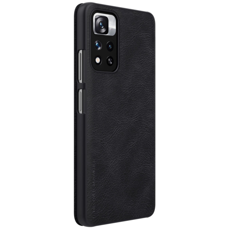 [CR] Nillkin Qin-hoesje voor Xiaomi Mi 11i HyperCharge / Redmi Note 11 Pro (China), zwart (consumer return)