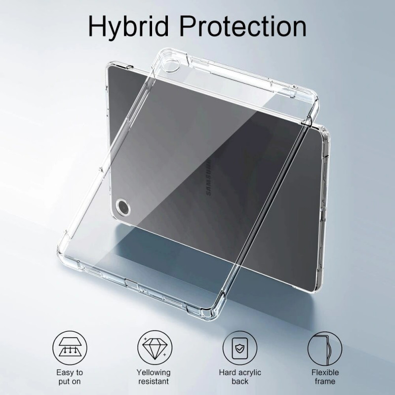 Tech-Protect FlexAir tablet-hoesje voor Samsung Galaxy Tab A9 / A11 8.7 (X110 / X115 / X133 / X135), transparant