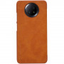 [CR] Nillkin Qin-hoesje voor Xiaomi Redmi Note 9T 5G, bruin (retour van consument)