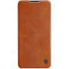 [CR] Nillkin Qin-hoesje voor Xiaomi Redmi Note 9T 5G, bruin (retour van consument)