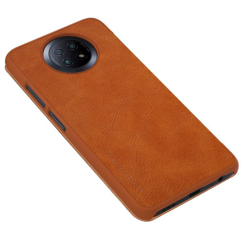 [CR] Nillkin Qin-hoesje voor Xiaomi Redmi Note 9T 5G, bruin (retour van consument)