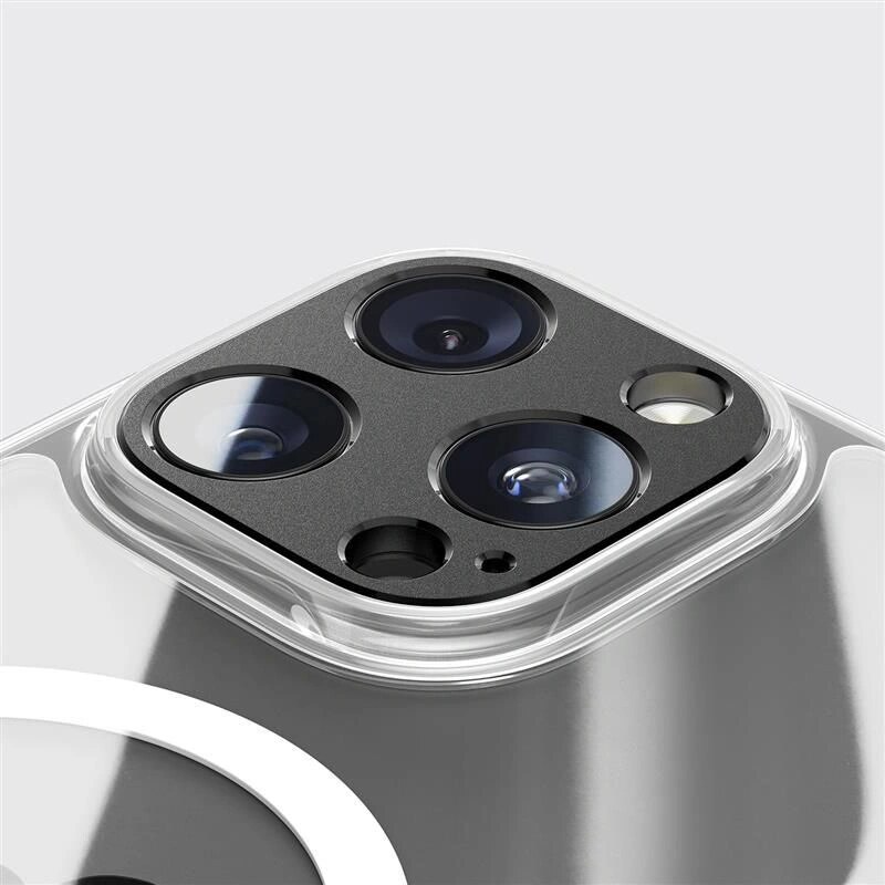 Tech-Protect Camalloy Fit+ cameracover voor Apple iPhone 17 Pro, zilver