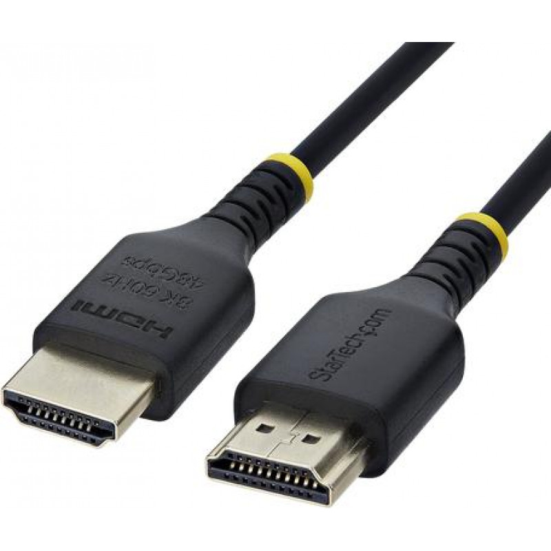 StarTech.com HDMI21-CBL-SLIM-1M Ultra High Speed HDMI 2.1-kabel, 1 m, zwart