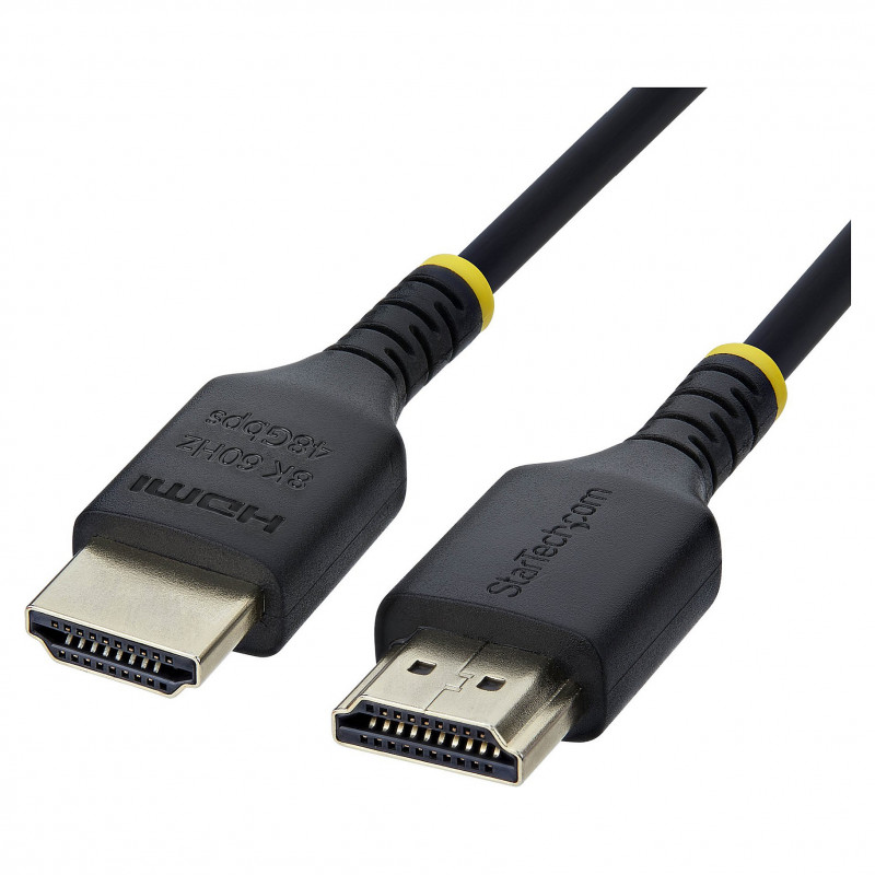 StarTech.com HDMI21-CBL-SLIM-1M Ultra High Speed HDMI 2.1-kabel, 1 m, zwart