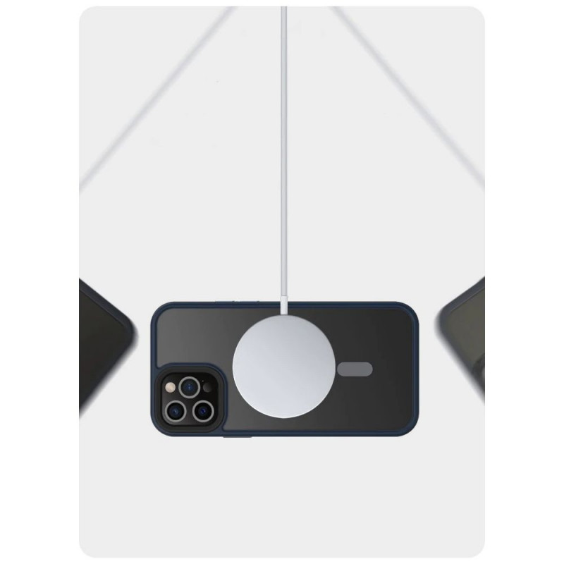 Tech-Protect Magmat MagSafe-hoesje voor Apple iPhone 12/12 Pro, mat zwart