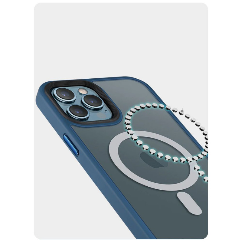 Tech-Protect Magmat MagSafe-hoesje voor Apple iPhone 12/12 Pro, mat zwart