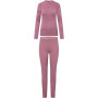 Viking Gasher Lady Set Merino damesondergoed, roze, M