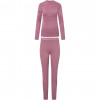Viking Gasher Lady Set Merino damesondergoed, roze, S