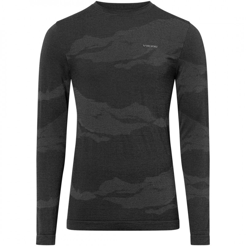 VIKING Gasher Man Set Merino thermoactieve ondergoedset voor heren, maat M, zwart