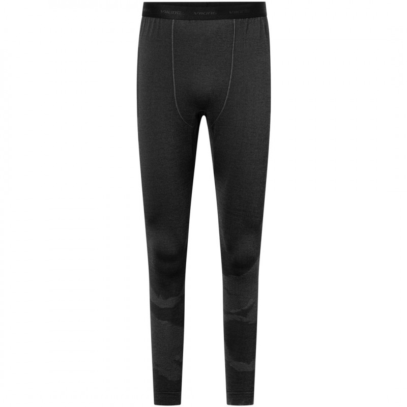 VIKING Gasher Man Set Merino thermoactieve ondergoedset voor heren, maat M, zwart