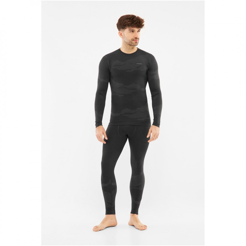 VIKING Gasher Man Set Merino thermoactieve ondergoedset voor heren, maat M, zwart