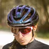 Rockbros HC-58C-M fietshelm 55–58 cm, blauw chameleon
