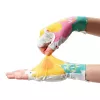 Rockbros S389 dames korte vinger wielerhandschoenen met schokdemping, maat L, veelkleurig