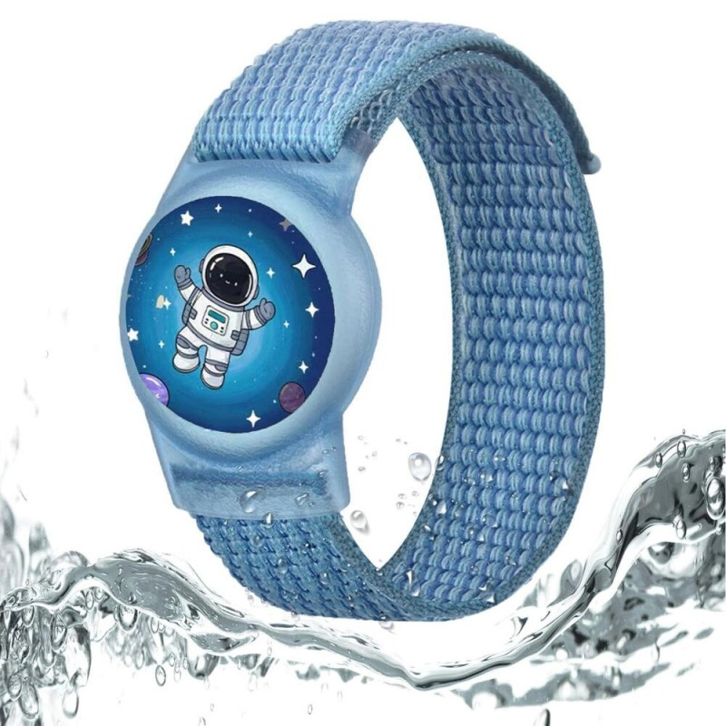 Tech-Protect Nylon For Kids-band voor Apple AirTag 1 / 2, Astronaut