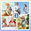 Tech-Protect Nylon For Kids-band voor Apple AirTag 1 / 2, Astronaut