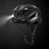Rockbros ZK-077 fietshelm met geïntegreerde multidirectionele verlichting 57–61 cm, zwart