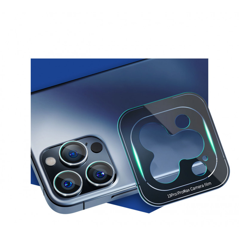 3MK Lens Protection Pro cameralensglas voor Apple iPhone 13 mini, 9H, zilver