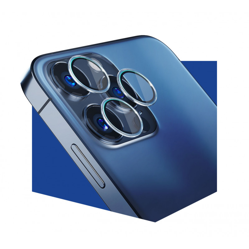 3MK Lens Protection Pro camerabescherming voor Apple iPhone 11 Pro / 11 Pro Max, zilver
