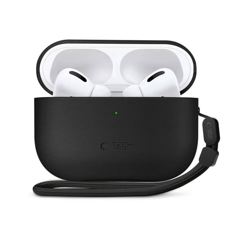 Tech-Protect NaturalFit-hoesje voor Apple AirPods Pro 3, zwart
