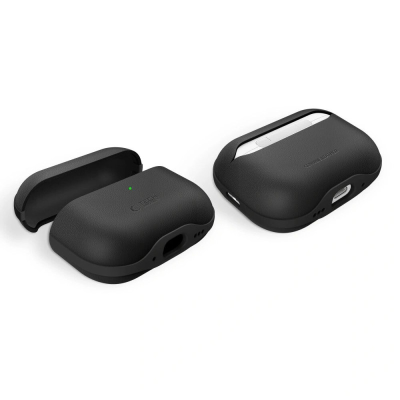 Tech-Protect NaturalFit-hoesje voor Apple AirPods Pro 3, zwart
