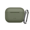 Tech-Protect Silicone Hook-hoesje voor Apple AirPods Pro 3, olijfgroen