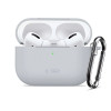 Tech-Protect silicone haakhoesje voor Apple AirPods Pro 3, krijtgrijs