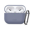 Tech-Protect Siliconen Hook-hoesje voor Apple AirPods Pro 3, lichtblauw